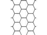 Afbeeldingen van Zeskantvlechtwerk, 1000 x 0.7 mm, maaswijdte 13 mm, 25 meter, gegalvaniseerd, verzinkt