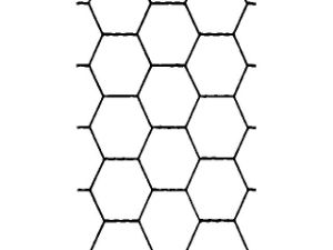 Afbeeldingen van Zeskantvlechtwerk, 500 x 1 mm, maaswijdte 13 mm, 10 meter, geplastificeerd groen 