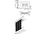 Afbeeldingen van Renson ventilatiestrip, 400 x 100 mm, inbouw, naturel, aluminium