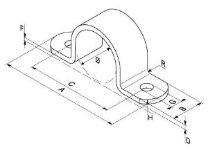 Afbeeldingen van Kapbeugel verhoogd model zwart   6”