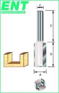 Afbeeldingen van ENT Groeffrees HW dubbelsnijdend schacht 8 mm  8x30x90