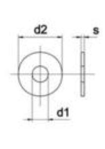 Afbeeldingen van Carrosseriering rvs a2         6x25