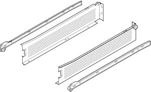 Afbeeldingen van Blum staalbox ladegeleider    500mm