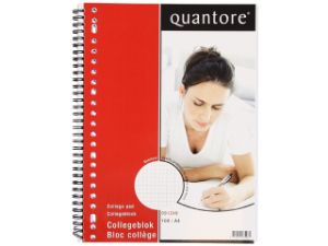 Afbeeldingen van Quantore collegeblok 23rings 70gram ruit 5mm, 91249 