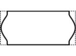 Afbeeldingen van Sato prijsetiket samark, 26 x 12 mm, 1194110, afneembaar, wit