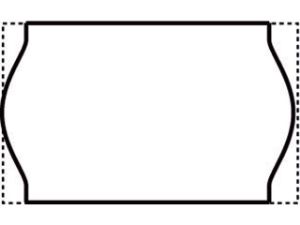 Afbeeldingen van Open-Data prijsetiket, 26 x 16 mm, q261602w0, t.b.v. s14, afneembaar, wit