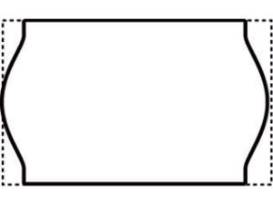 Afbeeldingen van Open-Data prijsetiket s14, 2616210, permanent, wit