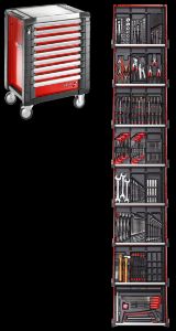 Afbeeldingen van Facom gereedschapswagen 9 laden   m3