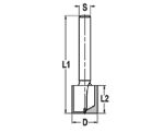 Afbeeldingen van JSO-TR Groeffrees Hardmetaal (HW) hw15x30x8mm