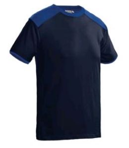 Afbeeldingen van Santino t-shirt tiesto navy/korenblauw