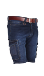 Afbeeldingen van Crosshatch korte broek bronco donker blauw