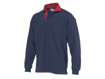 Afbeeldingen van TRICORP CASUAL Polosweater Contrast  301006 Navy/Rood L