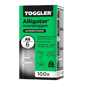 Afbeeldingen van Toggler Alligator muurplug Ø6mm