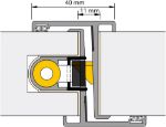 Afbeeldingen van Alprokon Brandwerende Prefab deurnaald inclusief grendels en slotsparing