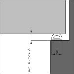 Afbeeldingen van Ellen Tochtband D ZW 7.5 f/nl (GROTE KIER) Zwart 7,5 meter