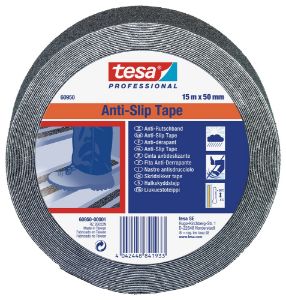 Afbeeldingen van tesa® Anti Slip-tape zwart 60950 50mm x 15m