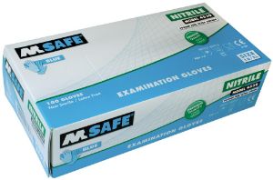 Afbeeldingen van M-Safe Disposable nitril handschoen maat 11/xxl