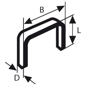 Afbeeldingen van Bosch Niet met fijne draad type 53 11,4x10