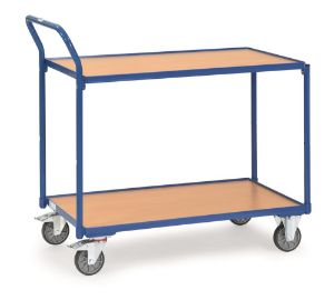 Afbeeldingen van Fetra Lichte tafelwagen laadvlak 850x500mm Draagvermogen: 300 kg met 2 platformen