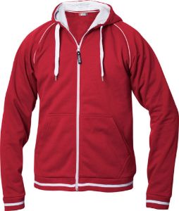 Afbeeldingen van Clique Hoodie 021051 - Gerry vest rood L