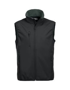 Afbeeldingen van Clique Bodywarmer 020911 - Basic Softshell Vest Zwart 4XL