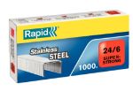 Afbeeldingen van Rapid nieten 24/6 rvs super strong 1000 stuks