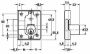 Afbeeldingen van JuNie® Meubelslot opleg cilinder 2826 messing 35mm