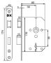 Afbeeldingen van DX Dag & nachtslot dns-50-bbwe