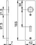 Afbeeldingen van HOPPE Kortschild 202KP, sl56, f2