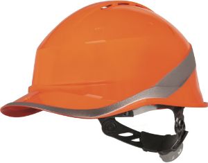 Afbeeldingen van DELTAPLUS Veiligheidshelm DIAMOND VI WIND fluor oranje