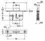 Afbeeldingen van JuNie® Meubelslot insteek 0665 35mm