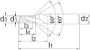 Afbeeldingen van Phantom HSS-E Centerboor DIN 332/2 voor tapgaten‚ 60° 15.820 4x8mm