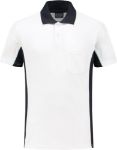 Afbeeldingen van WorkMan® Bi-Colour Polo Shirt 6.1401 Wit/navy 2XL