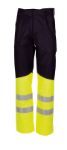 Afbeeldingen van Havep broek multi protector marine/fluor geel