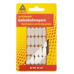 Afbeeldingen van Deltafix Geluiddempers zelfklevend  3x9mm wit