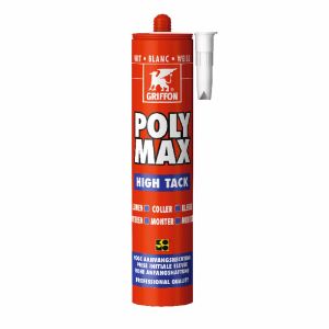 Afbeeldingen van Griffon Montagelijm Poly Max® High Tack Wit Koker 425 g