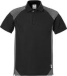 Afbeeldingen van FRISTADS Poloshirt 7047 PHV zwart/grijs