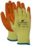 Afbeeldingen van Majestic Latex-Grip handschoen Oranje/Geel