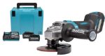 Afbeeldingen van Makita 40 v max haakse slijper 125 mm GA023GM201