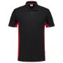 Afbeeldingen van TRICORP WORKWEAR Poloshirt Bicolor zwart/rood 8XL