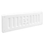 Afbeeldingen van BEKRO PLASTIKS Schuifrooster afsluitbaar, 25 x 8 cm, wit, pvc