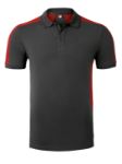 Afbeeldingen van Havel polo 10074 grijs/rood