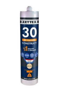 Afbeeldingen van Zettex Lijm en constructievoegkit MS 30 Zwart 290 ml