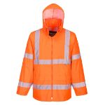 Afbeeldingen van PortWest regenjas H440 Hi-Viz oranje 4XL