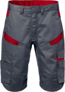 Afbeeldingen van Fristads korte broek 2562 stfp grijs/rood