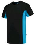 Afbeeldingen van Tricorp t-shirt 102002 zwart/turquoise