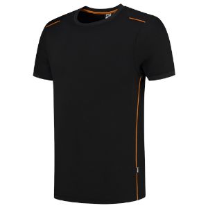 Afbeeldingen van TRICORP WORKWEAR T-shirt Accent 102703 zwart/oranje S