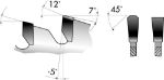 Afbeeldingen van FORUM HW cirkelzaagblad trapeziumvormige platte tand negatief 250x3.1x30 Z=60