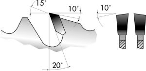 Afbeeldingen van FORUM HW cirkelzaagblad, wisseltand met spaanbreker 300x3.2x30 Z=28