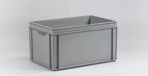 Afbeeldingen van E-line normbox euronorm magazijnbak 600x400x325mm 60 liter grijs